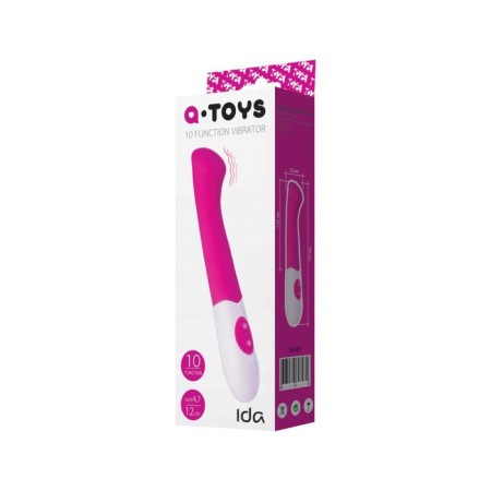 Stimulator of the G Toyfa A-Toys IDA point, silicone, pink color, 19 cm-4