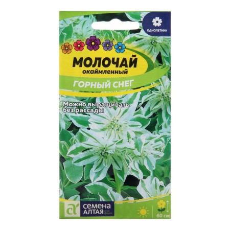 Seeds of flowers milk "Mountain snow", bordered, seed. ALT, c/p, 0.5 g
