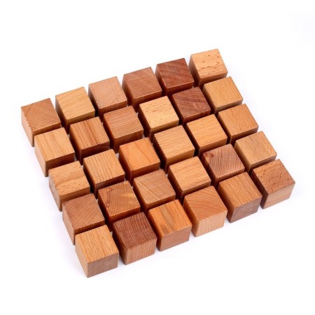 Set of wooden cubes 30 pcs.-1