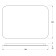 Mirror with Defesto LED backing 21 W, 70x50 cm, IR - switch, neutral white light