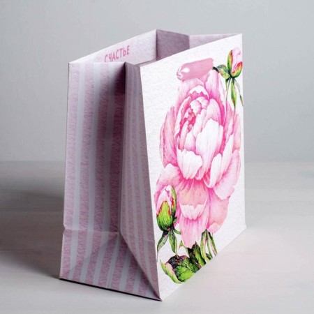Gift Laminated Square, packaging, “Happiness is waiting for you”, 22 x 22 x 11 cm-1