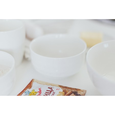 Porcelain salad Magistro "Elegy", 500 ml, d = 12.5 cm, white color-6