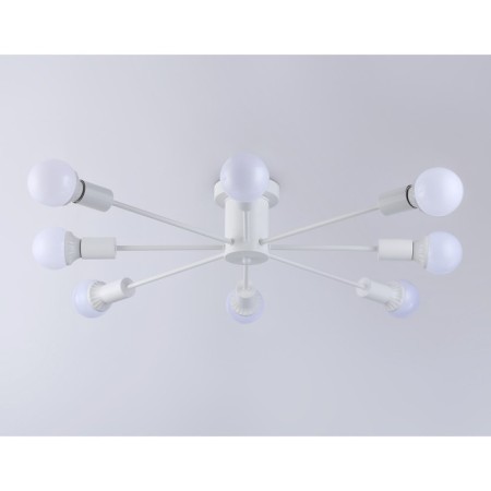 Lamp ceiling in the style of Ambrella Light, Loft, TR80408, 8HE27, white color-1