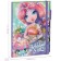Notepad for a girl Nebulous Stars Coralia, on an elastic band, with a ballpoint pen