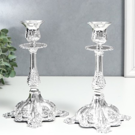Summary Metal "Ludwig" set 2 pcs Color silver 19x10x10 cm-3