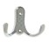 Hook furniture tundra TKD024, two -rod, chrome