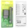 Network charger Borofone BA53A, 2XUSB, 2.1 A, Lightning cable, 1 m, black