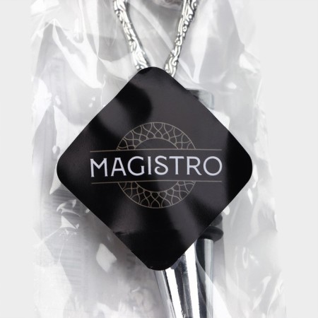 Magistro Deer bottle traffic jam, silver color-2