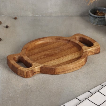ADELICA END with ADELICA handles, 25.5 × 17.5 × 2 cm, oak-2