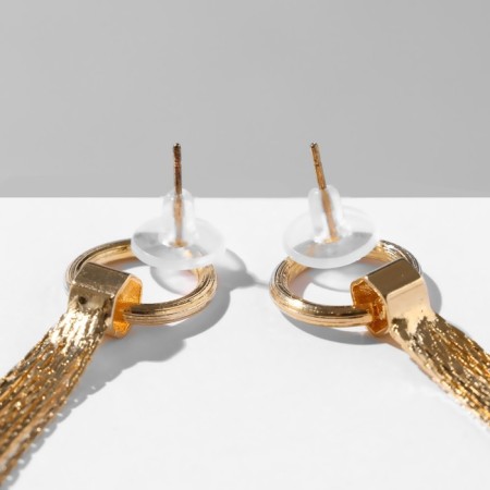 Earrings hanging "waterfall" ring, color gold, 19.5 cm-2