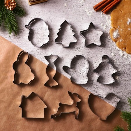 New Year. A set of cookies "New Year's sweets", metal, 10 pcs-2