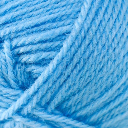 Yarn "Moscow Region" 50% wool, 50% acrylic 250m/100g (05, blue)-2