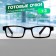 Ready glasses GA0186 (color: C1 black; diopter: + 3; Toning: no)