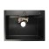 Kitchen sink Aflorn AF96045F, Sredal, S = 3.0 and 0.8 mm, 60x45x20 cm, siphon, graphite