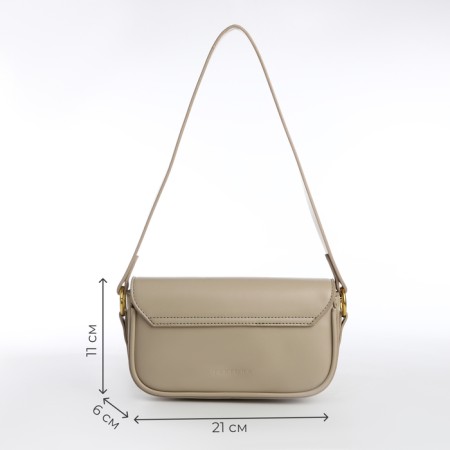Female bag Textura, small size, color gray-beige-2