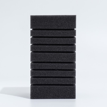 Rectangular sponge for the turbo filter No. 15, 12 x 12 x 20 cm, gray-1