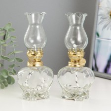 Керосиновая лампа декоративная "Сердце Алладина" прозрачный 7,5х7,5х19 см RISALUX