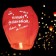 The flashlight of the desires "Enjoy the moment" a dome, red