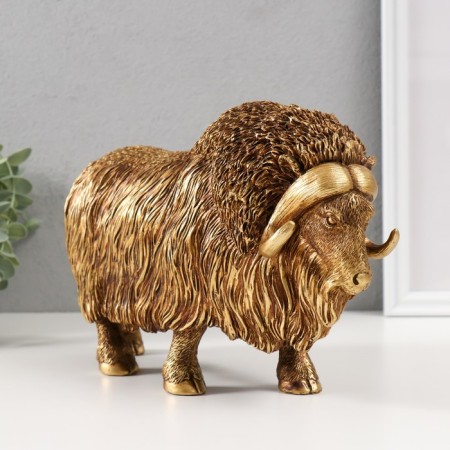 Souvenir Polystone "Ovcebyk" Golden 27x9.5x16.8 cm