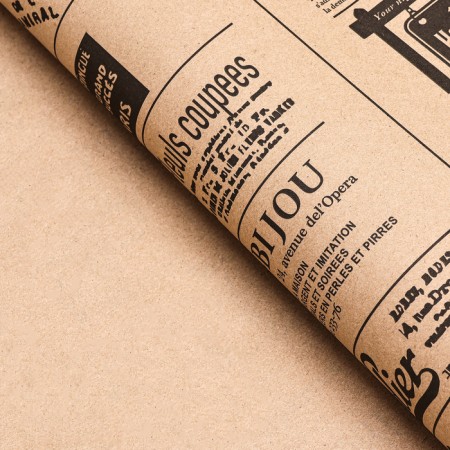 Package paper, "newspaper", craft, brown, 0.72 x 10 m-2
