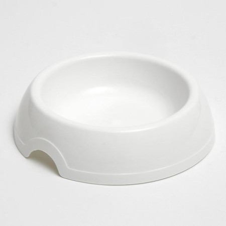 A bowl for cats and dogs 14.5 x 3 cm, 0.2 l, white
