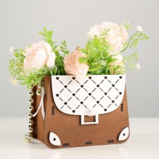 Wooden Kashpo 15.5x10x12 cm 