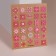 Nail stickers "Pink mosaic", voluminous, pink color