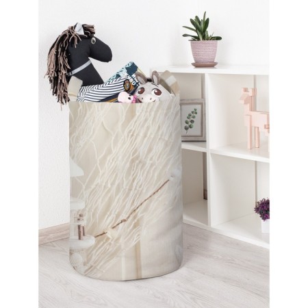Basket for toys "Lighthouse with decorations, size 40x60 cm