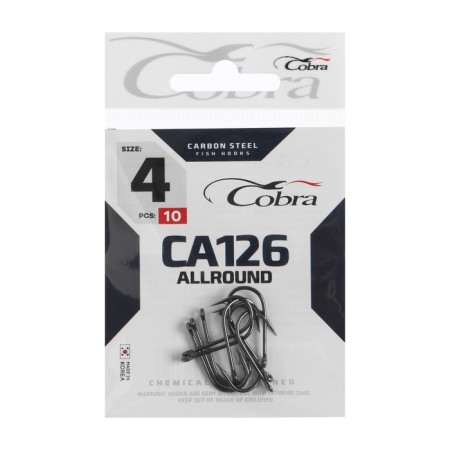 Cobra Allround hooks, series CA126, No. 4, 10 pcs.
