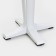 Set of garden furniture "Provence": table round diameter 65 cm + 2 chairs, white