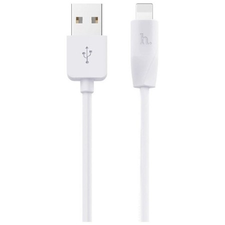 Hoco X1, Lightning cable - USB, 2.4 A, 3 m, white-1