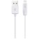 Hoco X1, Lightning cable - USB, 2.4 A, 3 m, white