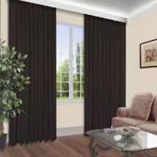 Set of curtains, size 150x260 cm, 2 pcs, color wenge