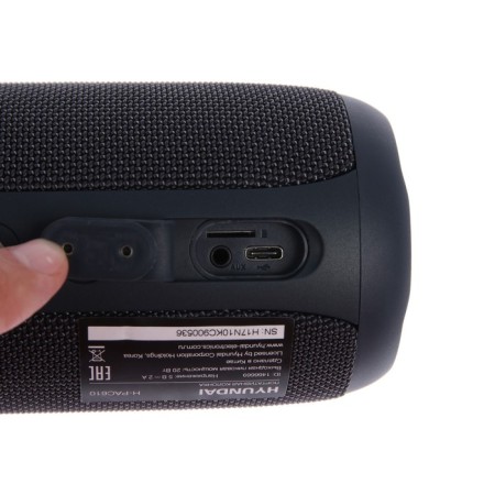 Portable column Hyundai H-PAC610, 20W, BT, Microsd, USB, AUX, 2000 MAKS, Blue-3