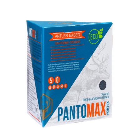 Pantomax Fortex Biogenic complex for male health, 2 units. 50 dragees each-1