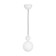 Lamp "ALVA" G9 40W white 12x12x18-118 cm