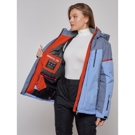 Ski jacket female, size 60, purple color-9