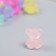 Decor Plastic "Sitting Bear" matte mix 20 g 1.9x1.5x1 cm