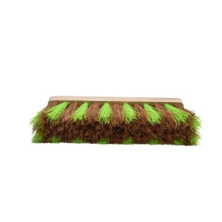 Street wooden brush, coconut and plastic bristles, mix