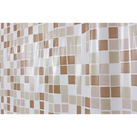Mosaico bathroom curtains, 180 x 200 cm, beige color-2