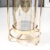 Summary Metal for 1 candle "Limard" Gold "gold18x11x11 cm