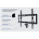 Kromax Ideal-3 Black 22 "-65" Max.50kg, wall-mounted bracket