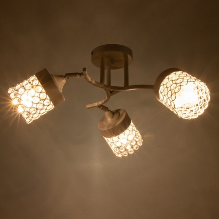 Chandelier gallop "Lika" 3x60W E27 white-2