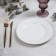Porcelain dessert plate Gourmet, D = 21.5 cm, white color