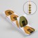 Forms for nail extension are wide, 100 pcs, golden color