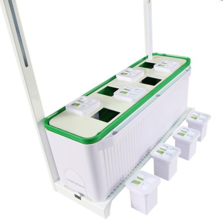 Hydroponic installation with a phytolamp, 8 cells, hobbyfarm-7