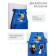 Pockets in the kindergarten "Tigerok", for a children's locker, 83x24 cm, blue