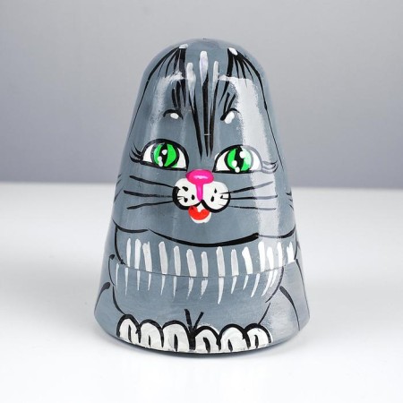 Board game children's "cat mouse", gray cat-3