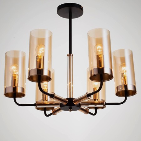Barvara Causteen 6x60W E14 Black 55x55x46cm SVK-1