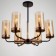 Barvara Causteen 6x60W E14 Black 55x55x46cm SVK